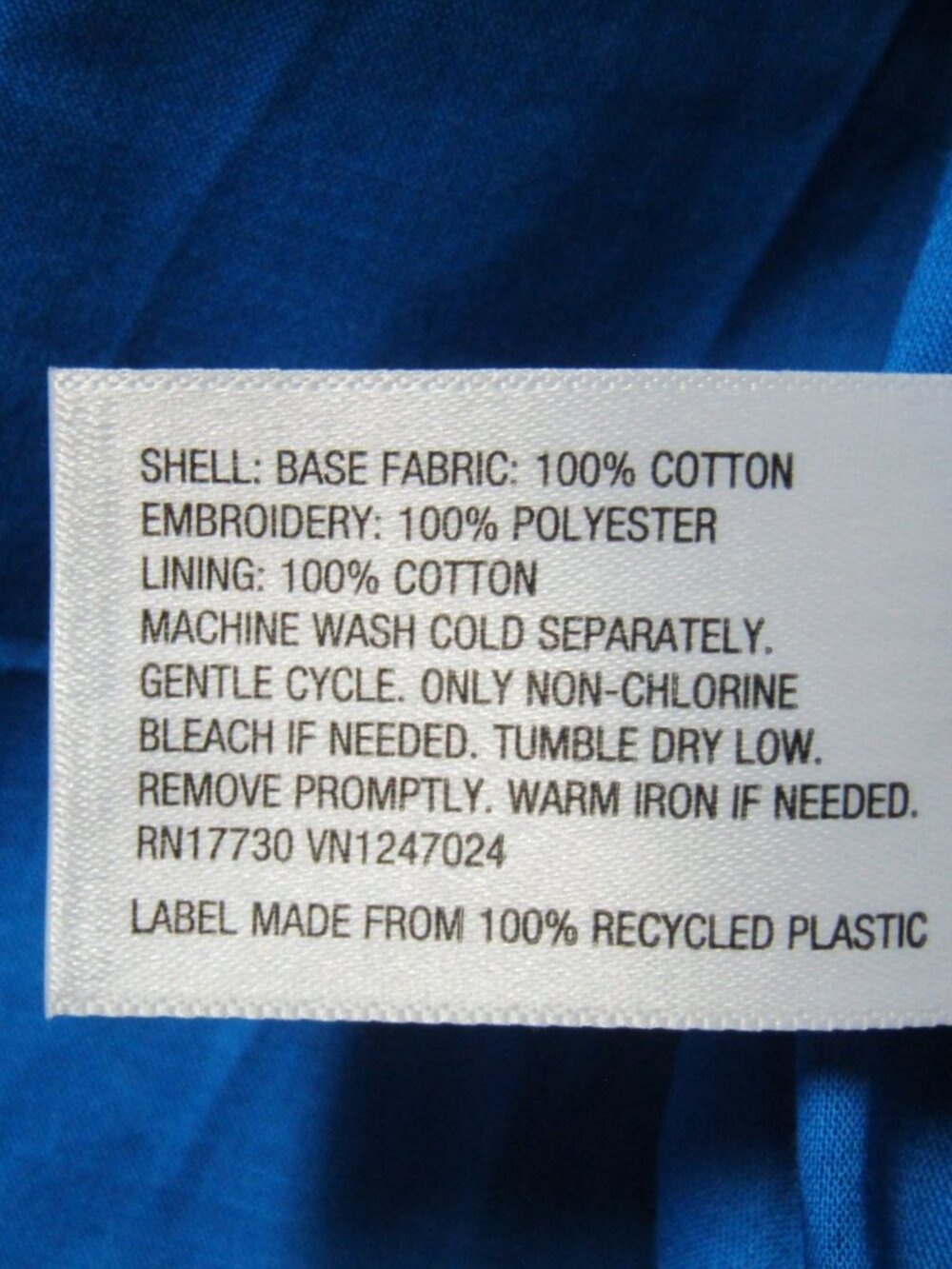 Rhode x Target Blue Eyelet Puff Sleeve Mini Dress Size L Babydoll Lined New Tag - Picture 10 of 13